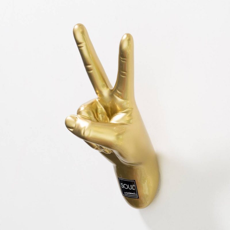 HANGER hand - I love you mano appendiabiti oro - Soul Light Design